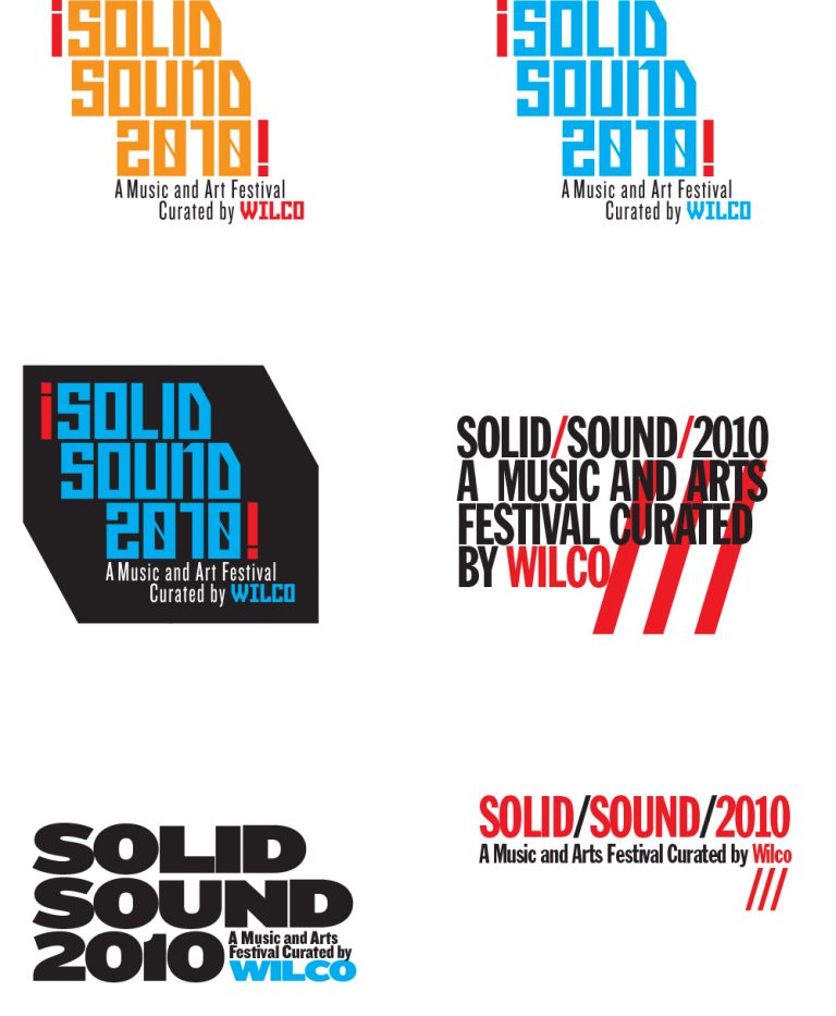 Solid Sound Festival Branding, Behind the Scenes. The Silent P